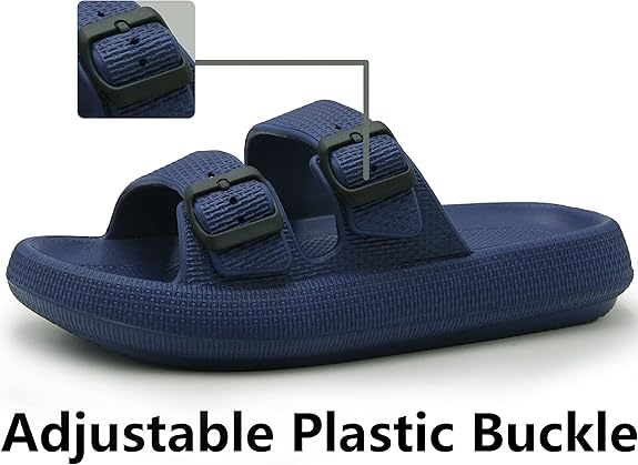 Comfortable Adjustable EVA Slippers - Blue