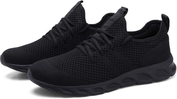 Super Breathable Casual Sneakers-Black