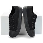 Classic Low-Top Canvas Shoes - Black