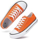 Classic Low-Top Canvas Shoes - Orange