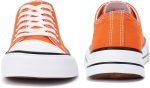 Classic Low-Top Canvas Shoes - Orange